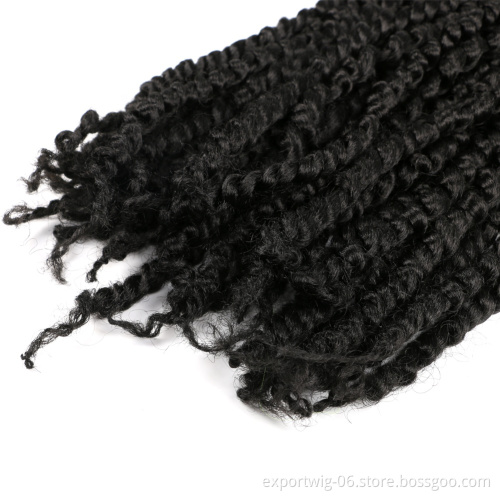 Wholesale Pre-Twisted Passion Twist Crochet Hair Synthetic Crochet  Hair Extensions Curly Wave Passion Twist Crochet Hair